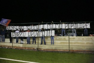 Striscione per l'Ardita San Paolo