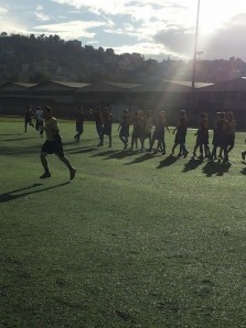 Ingresso in campo delle squadre