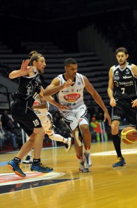 Scott in azione contro Trento (Foto Filauro)