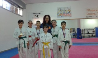 Alfiera Marsocci con i suoi atleti