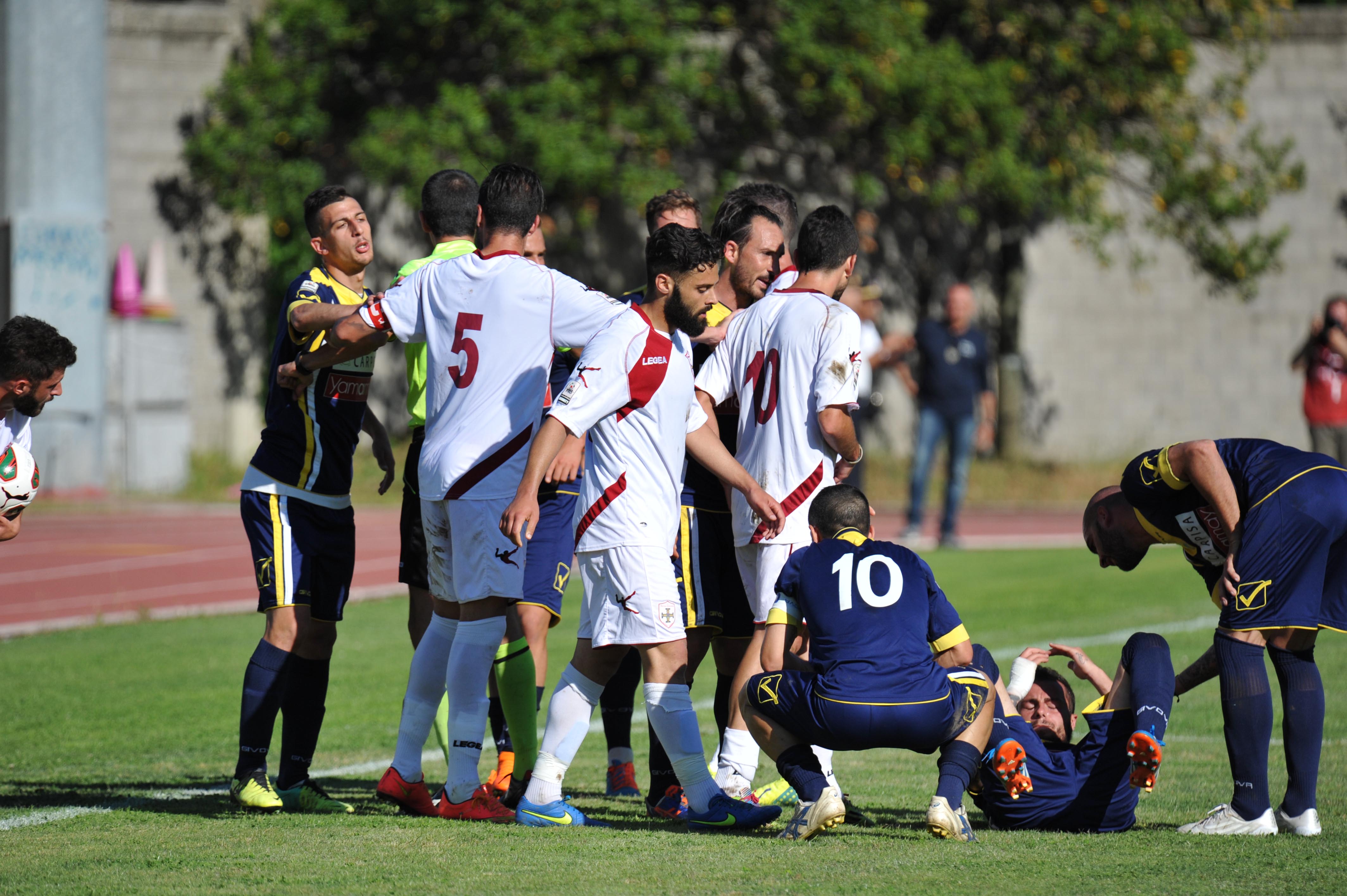 Playout: Aversa senza Balzano e Capua, l’Ischia perde Armeno