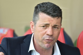 Sasà Campilongo tecnico della Casertana (Foto Alfonso Miranda)