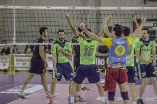 La Exton esulta dopo la vittoria su Montecchio