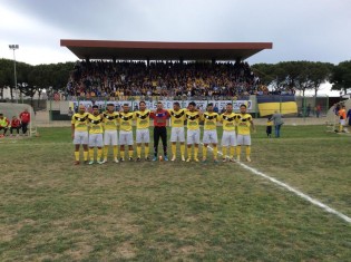 L'undici titolare nella gara di ritorno con la Vibonese (foto Antimo Cusano)