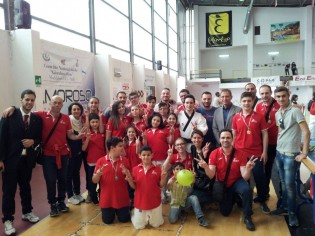 Una rappresentanza del Team Renga a fine gara