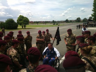 Il Ten. Col. Gianfranco Paglia