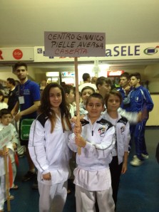 Gli atleti del Team Fiore Karate di Aversa