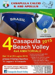 La locandina del Casapulla Beach Volley