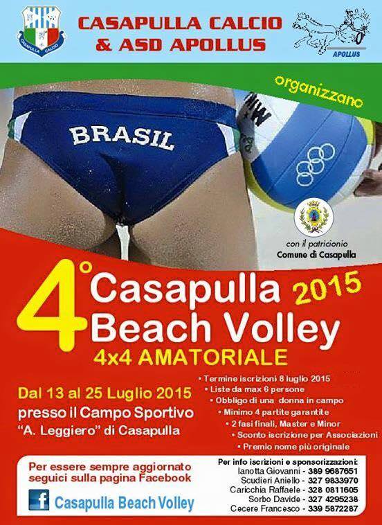 Il 13 luglio scatta il Casapulla Beach Volley