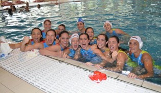 L'Acquachiara festeggia la vittoria sulla NC Milano (foto: facebook)