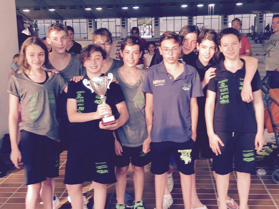 Gli Esordienti A dell'Assonuoto