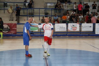 Lieto e Loasses, due autentici fuoriclasse del calcio a 5 campano (Foto Alfonso Miranda)