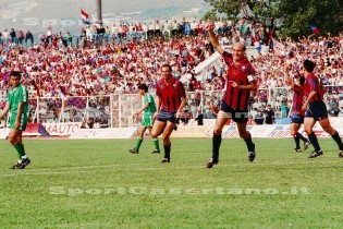 Marco Serra grande protagonista con i rossoblù nel 1990-1991