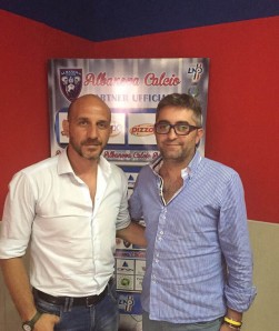 Mister Carlo DI Santo con il presidente Zippo