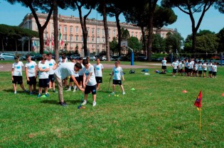 I ragazzi dell'Educamp si cimentano nel golf