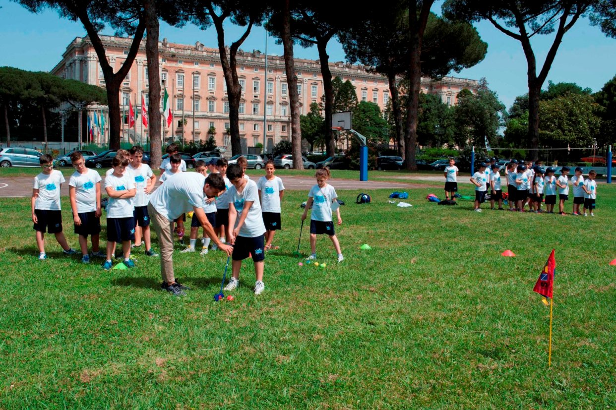 Educamp Coni: anche il golf nel verde dell’aeronautica