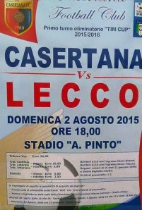 La locandina del match