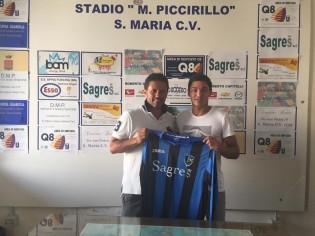 Il vice presidente Santoro con neo acquisto Bonavolontà