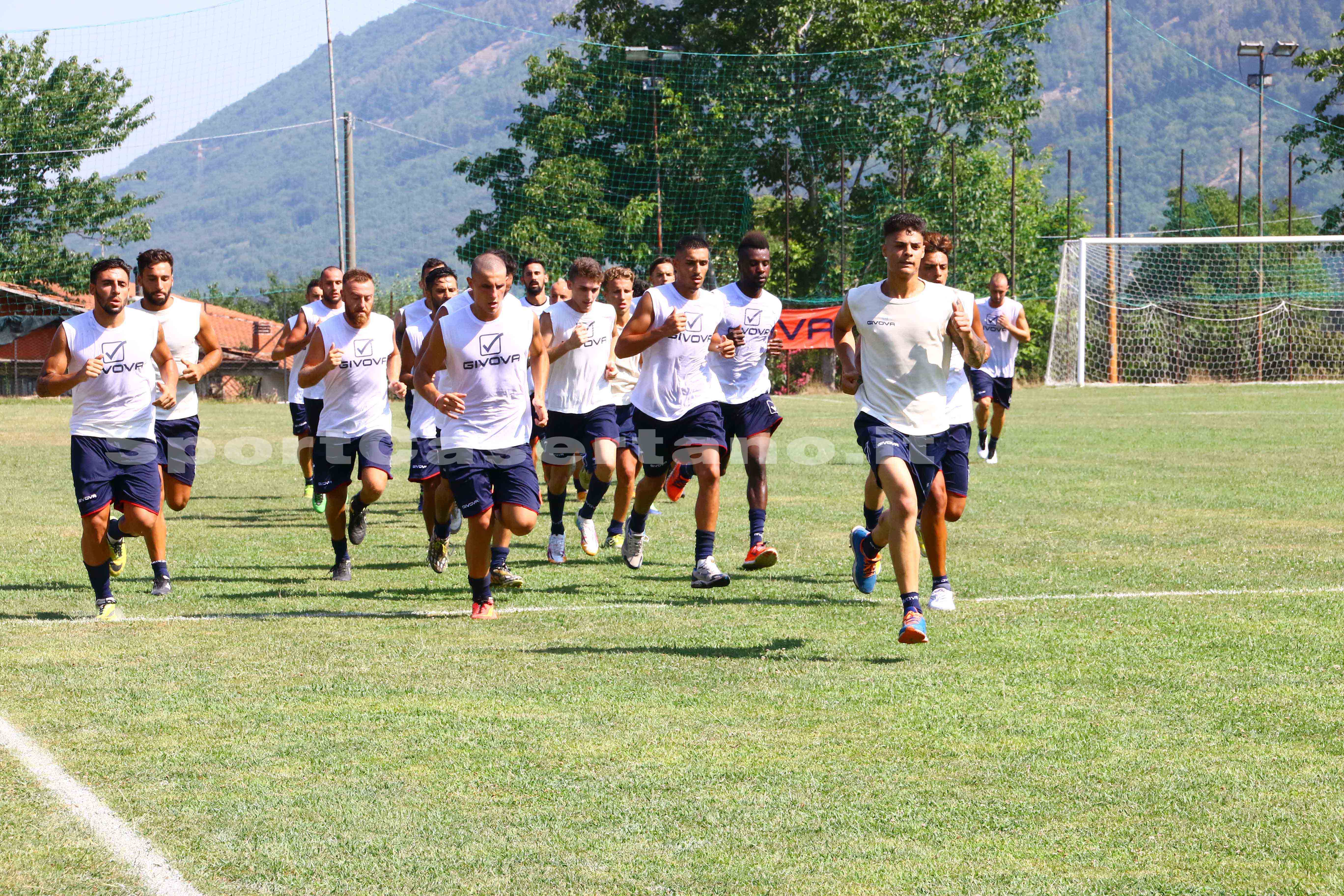 Ultimato il ritiro di Serino, sabato rifinitura al Pinto per la Casertana