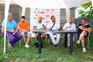 Un momento della conferenza stampa