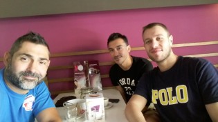 Della Valle e Carozza con mister Ventimiglia