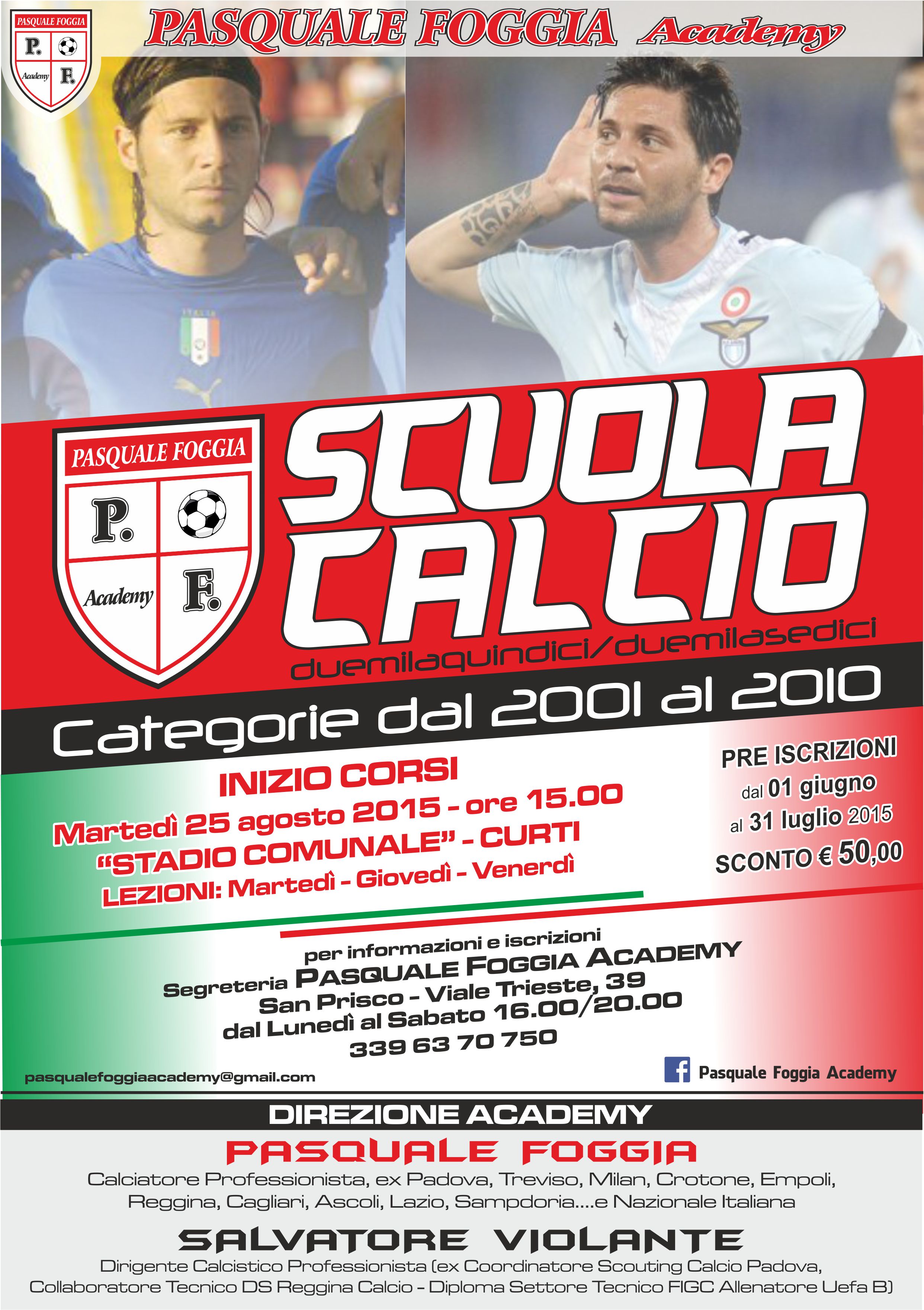 A Curti nasce la Pasquale Foggia Academy