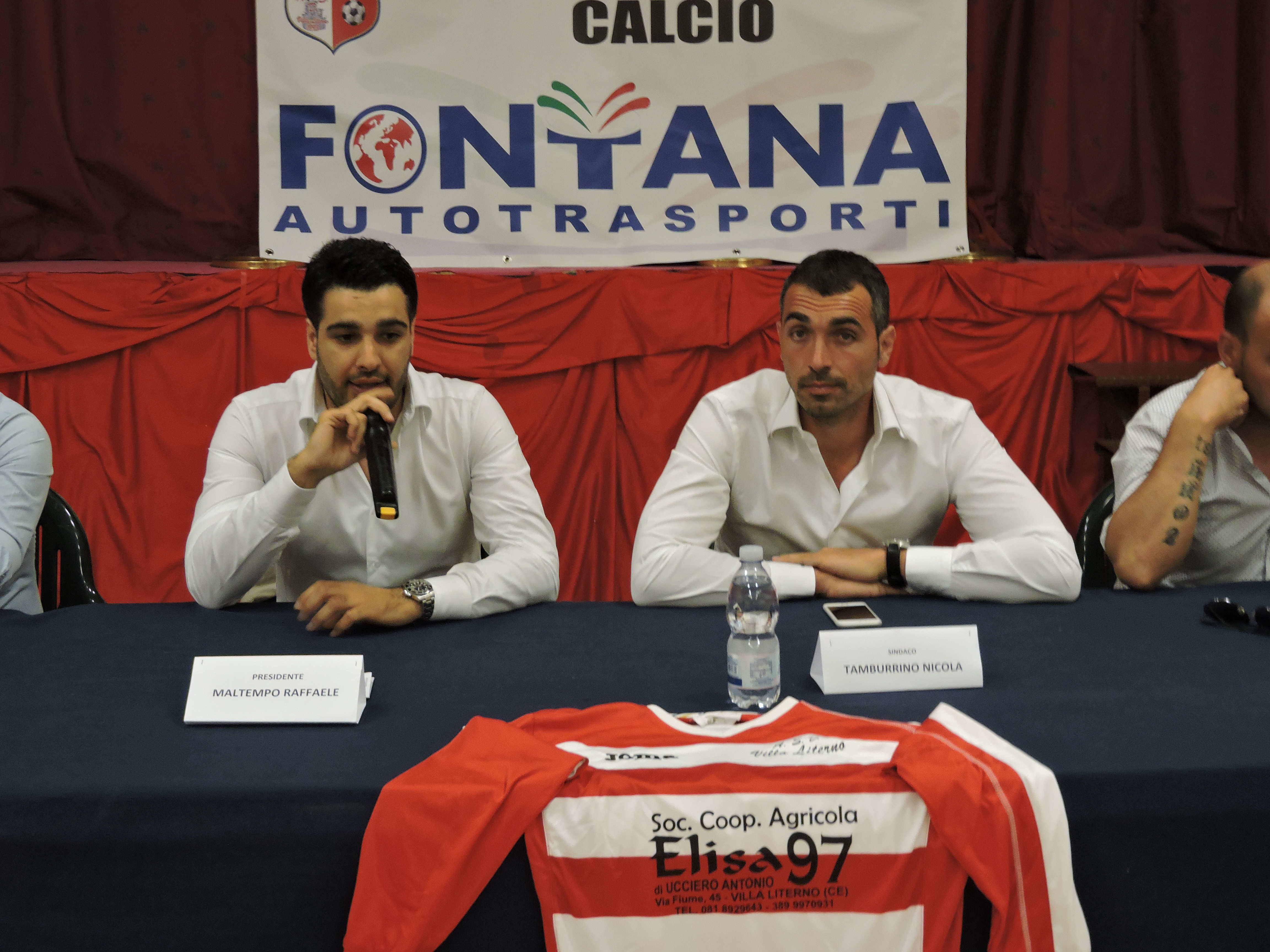 Il presidente Maltempo e il Sindaco Tamburrino in coro: “Il Villa Literno farà un campionato all’altezza”