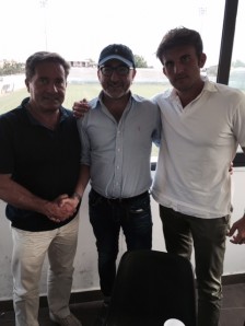 Mister Campana con il presidente Raffaele D'Anna e il dg Salvatore D'Anna
