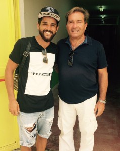 Sorrentino con il presidente D'Anna