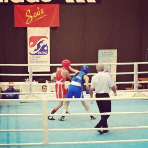 Francesca Martusciello in combattimento