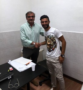 Il presidente Salvatore Aveta e il neo acquisto Antonio Insigne