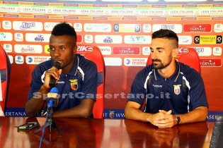 Diakitè e Idda in sala stampa