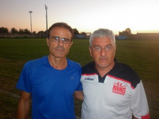I due allenatori Fischetti e Santonastaso