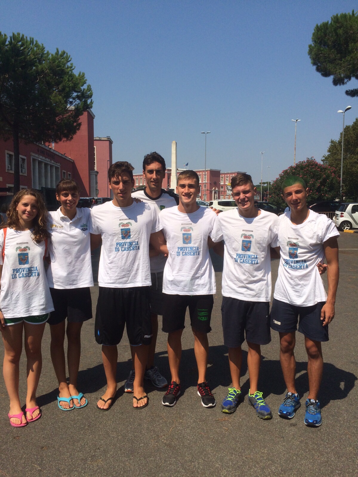 I ragazzi dell'Assonuoto Caseerta