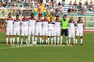 La Casertana contro il Lecco (Foto Carozza)