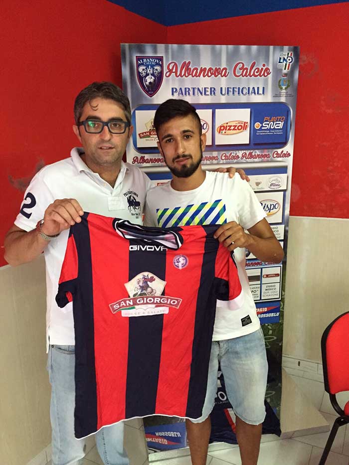 Il presidente Zippo con Pellino