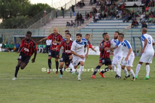 Un'azione della gara