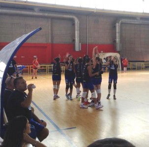 La Clendy Aversa dopo l'amichevole con la Fiamma