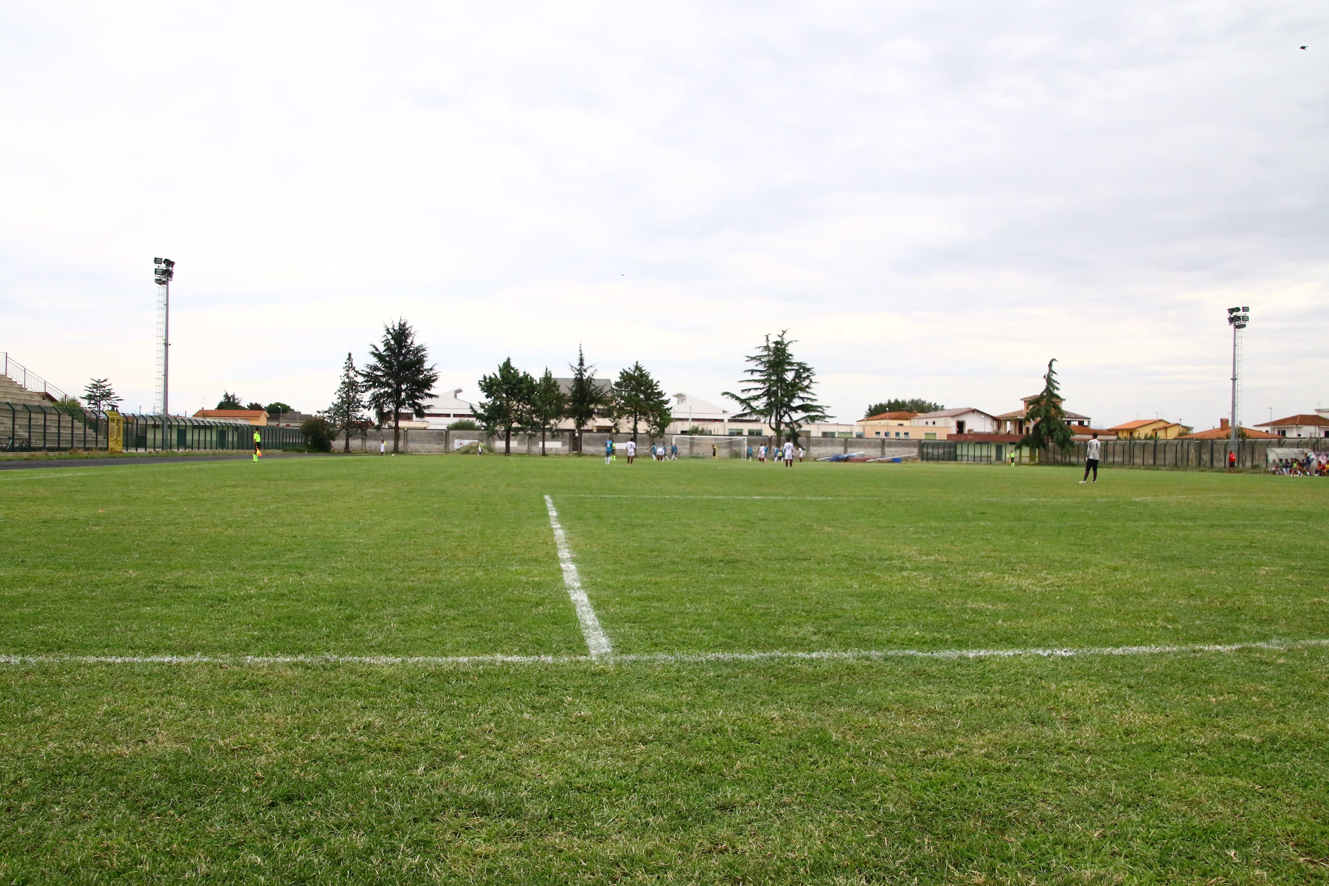 Una veduta del campo di Villa Literno