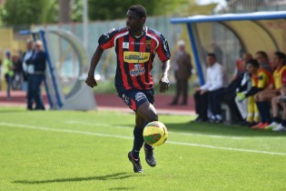 Karamoko Cissè l'anno scorso con la Casertana (Foto Alfonso Miranda)