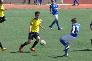 Giuseppe Camelio in azione al Torneo Maturi con la Vis Carano
