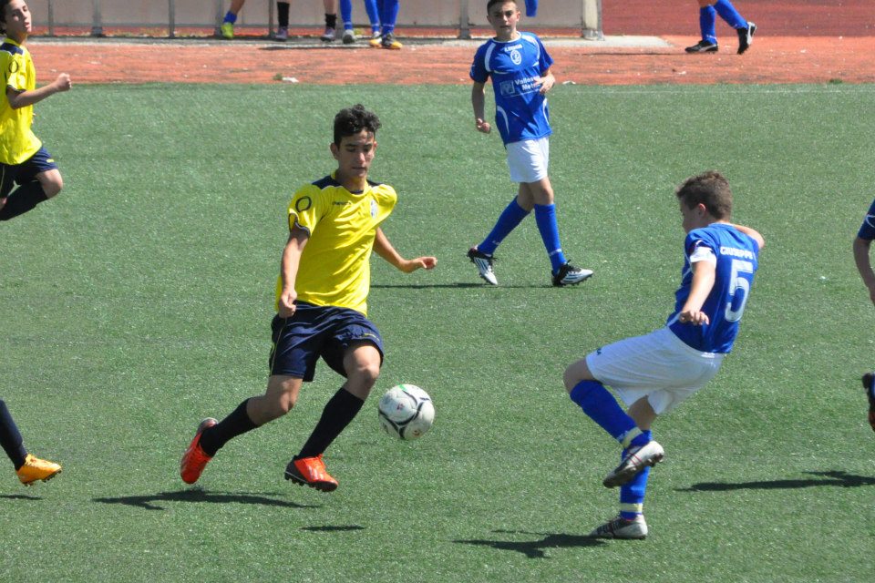 Giuseppe Camelio in azione al Torneo Maturi con la Vis Carano