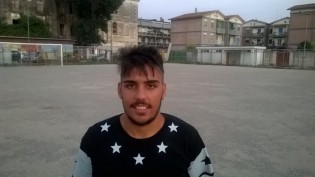 Il centrocampista Massimo Minauda