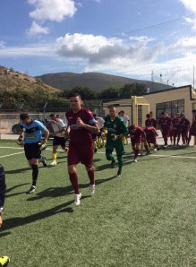 Ingresso in campo delle squadre 