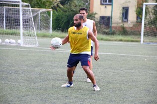Maikol Negro in allenamento a Marcianise