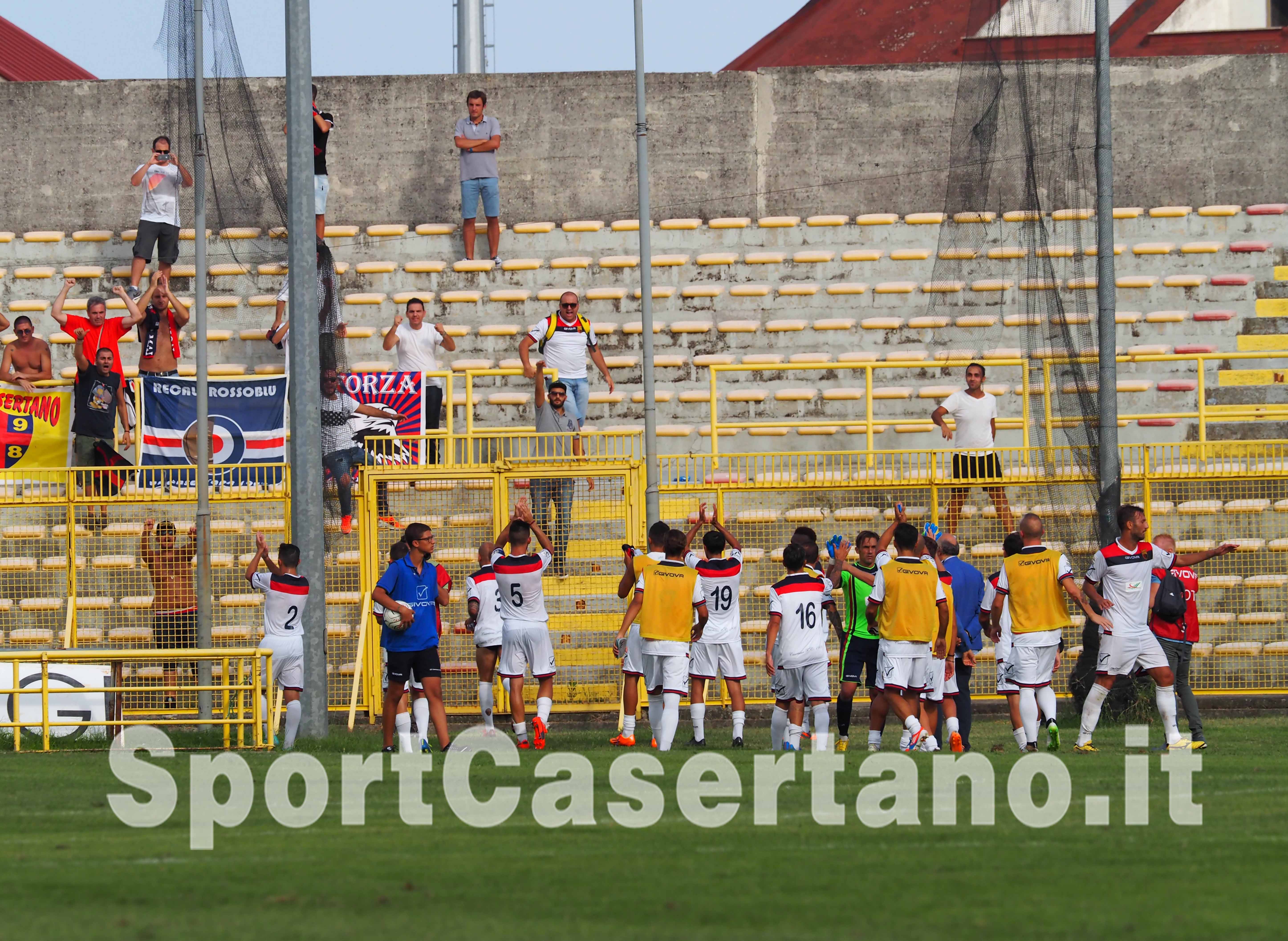 Casertana vittoriosa in trasferta 1-0 dopo 23 anni