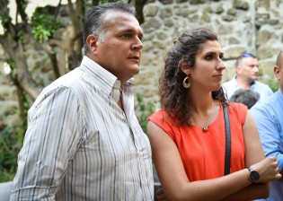 Il vice allenatore Quinto e Alessandra Focosi