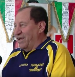 Il maestro della Pugilistica Matesina, Geppino Corbo