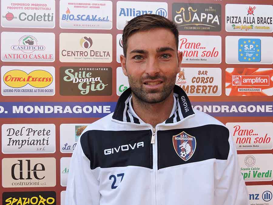 Mondragone, la felicità di Improta: “La mia corsa è per i nostri tifosi, sono speciali”