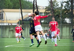 Una fase di gioco tra Cardito e Liburia